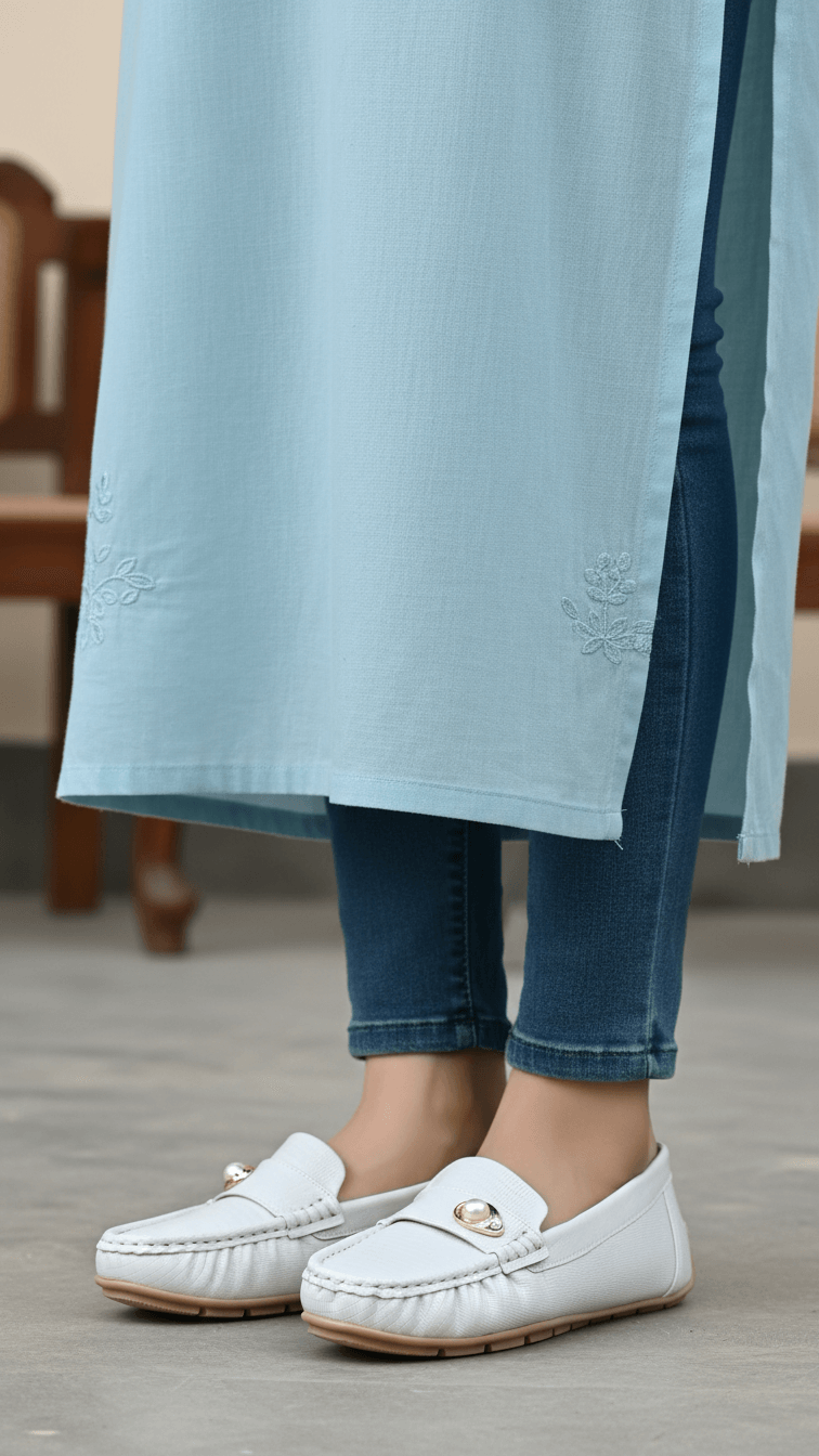 Sky Blue Moccasin WN4569