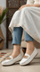 Cream Women Moccasin WN4572