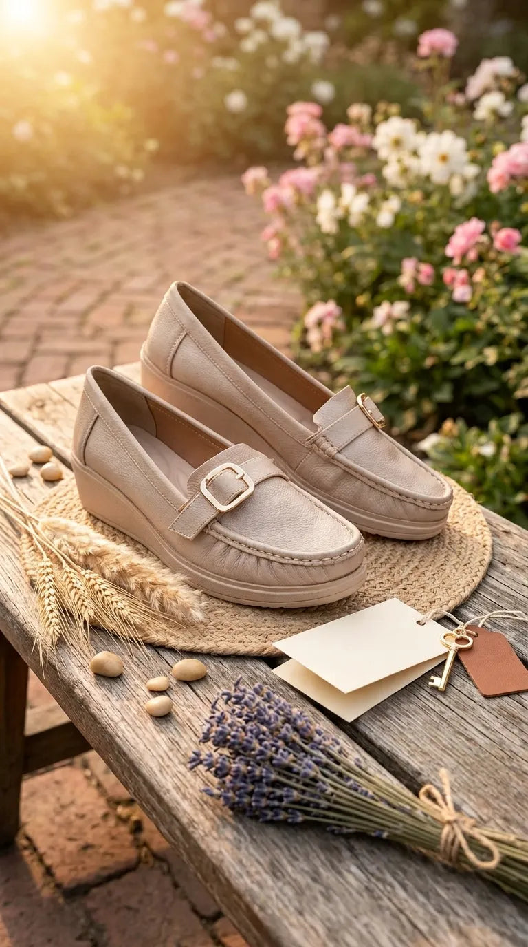 Fawn Moccasin For Ladies WN4586