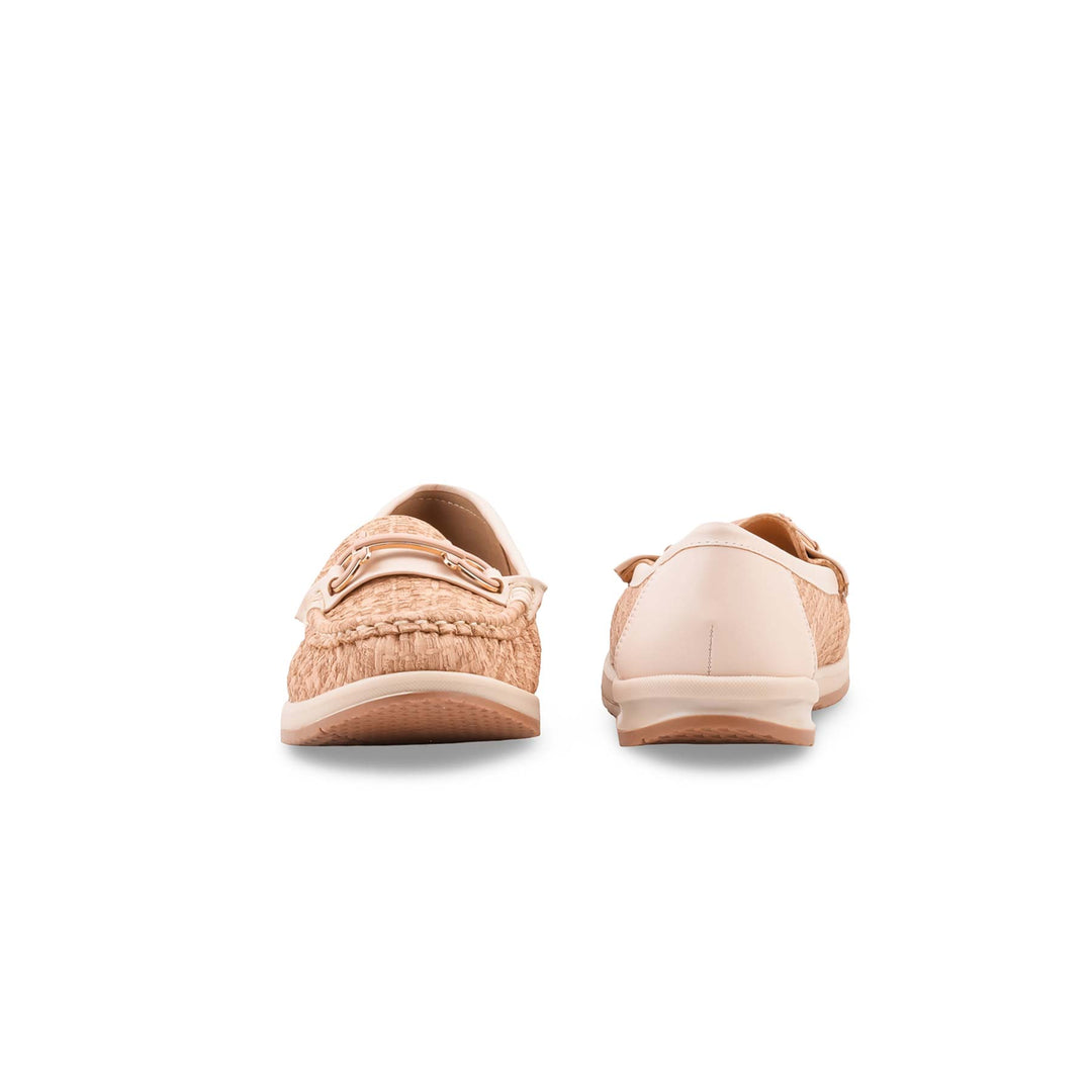 Beige Moccasin For Women WN4588
