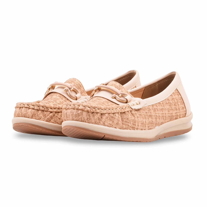 Beige Moccasin For Women WN4588