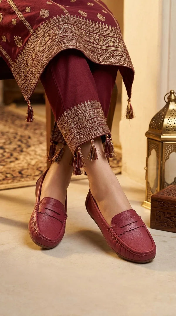 Rust Moccasin For Women WN4591
