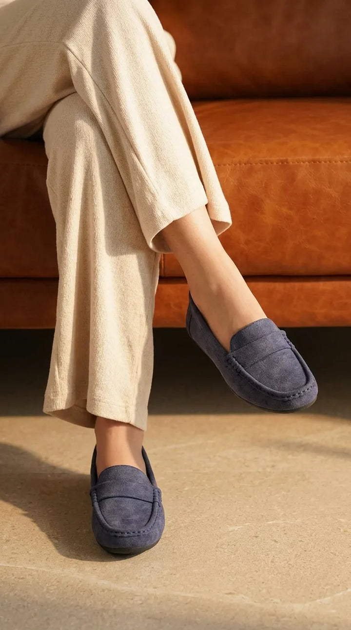Blue Moccasin For Women WN4592