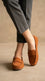 Tan Moccasin For Women WN4592