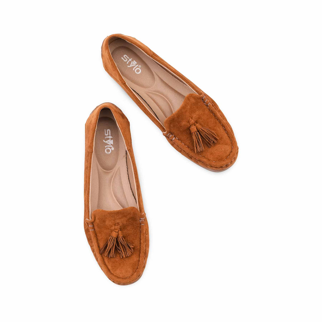 Mustard Moccasin For Ladies WN4595