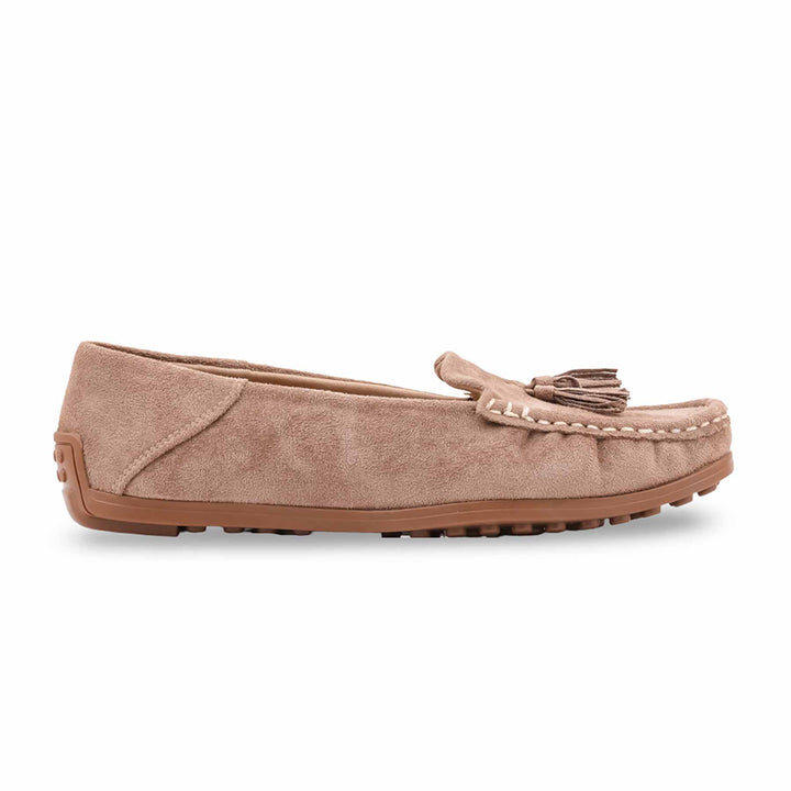 Beige Moccasin For Women WN4595