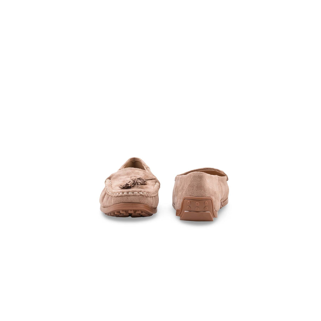 Beige Moccasin For Women WN4595