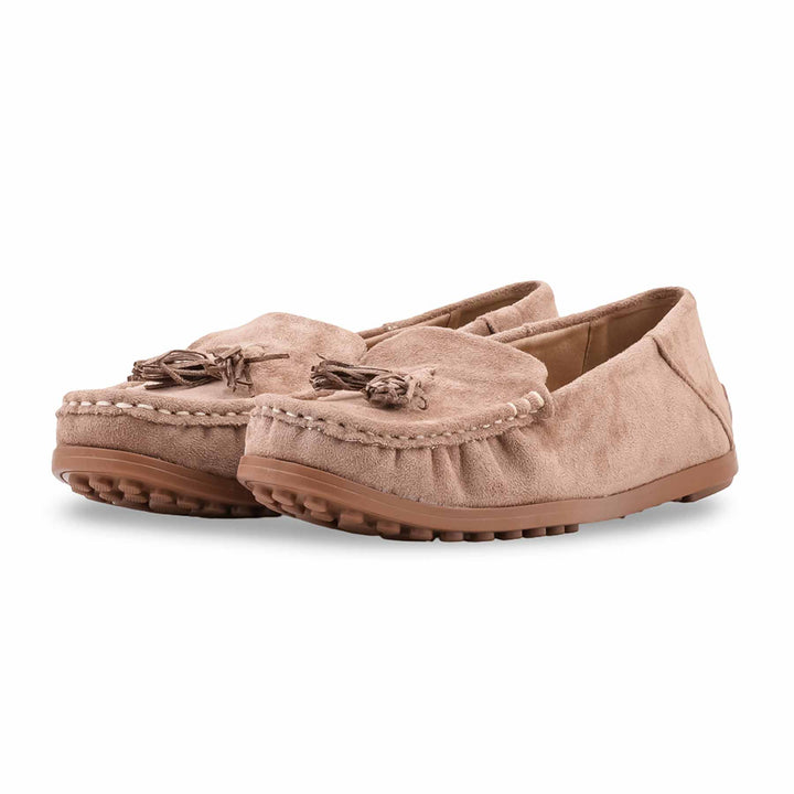 Beige Moccasin For Women WN4595