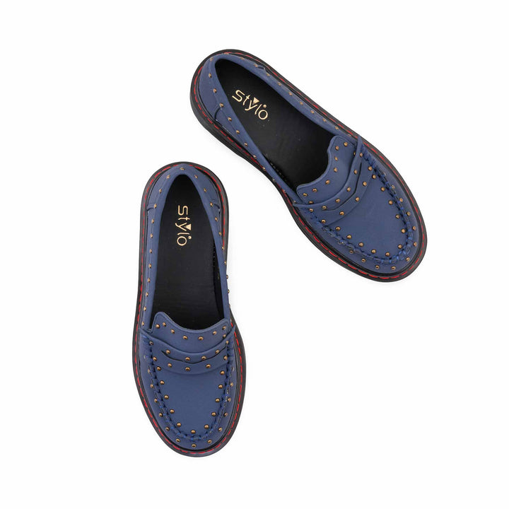 Blue Moccasin For Women WN4596