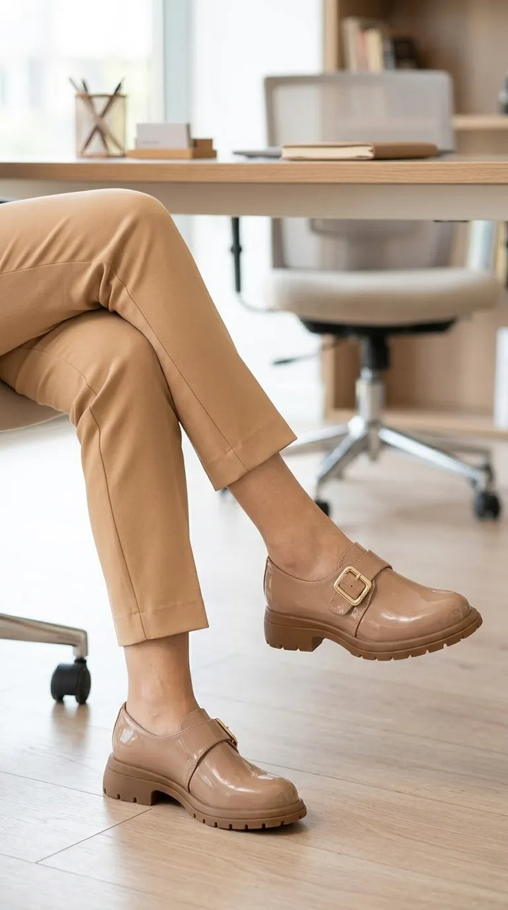 Beige Moccasin For Women WN4599