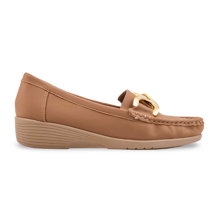 Beige Moccasin For Women WN4600
