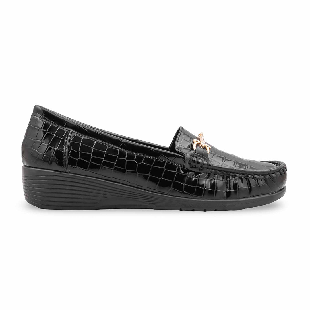 Black Moccasin For Women WN4601
