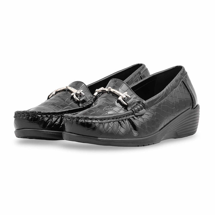 Black Moccasin For Women WN4601
