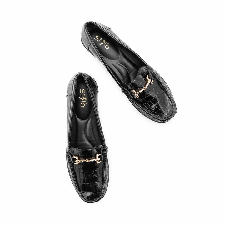 Black Moccasin For Women WN4601