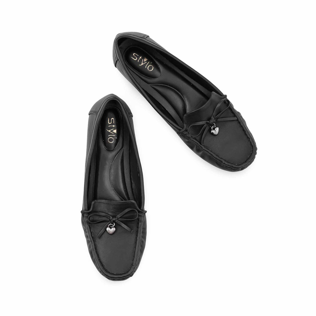 Black Moccasin For Women WN4603