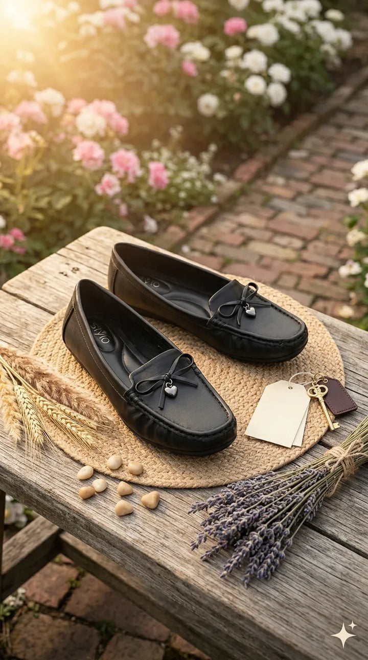 Black Moccasin For Women WN4603