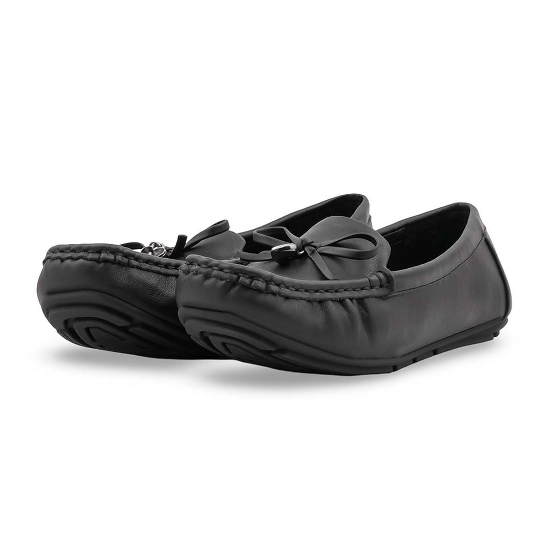 Black Moccasin For Women WN4603