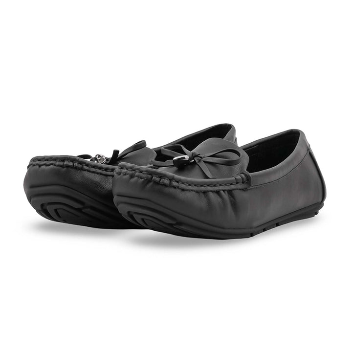 Black Moccasin For Women WN4603