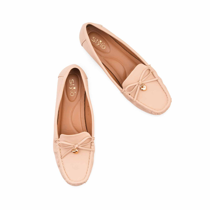 Beige Moccasin For Women WN4603