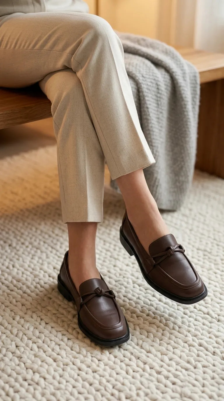 Brown Moccasin For Women WN4604