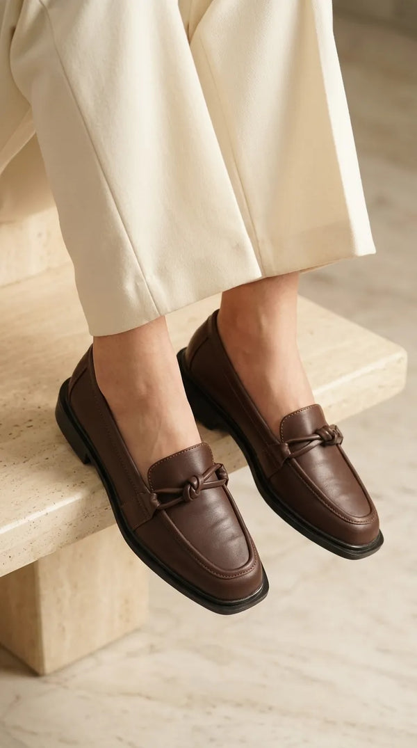 Brown Moccasin For Women WN4604