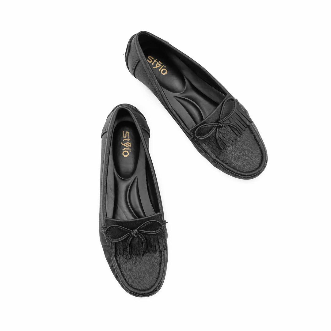 Black Moccasin For Women WN4607