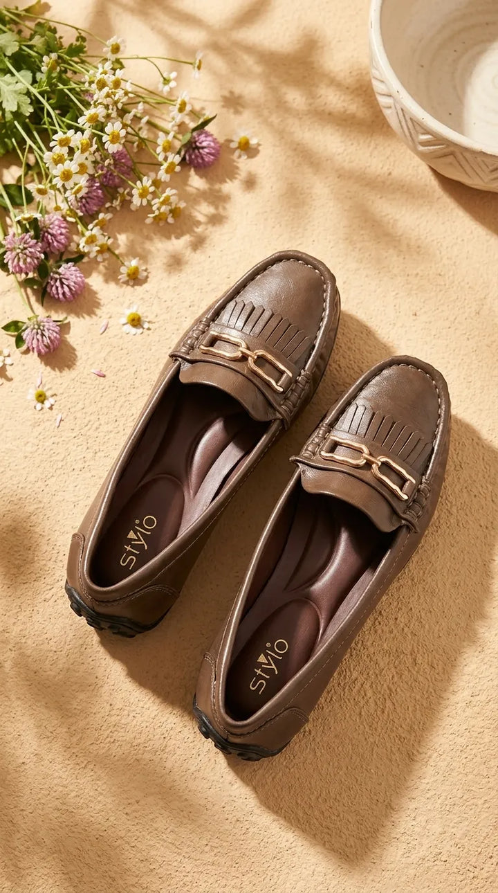 Mehndi Moccasin For Ladies WN4609