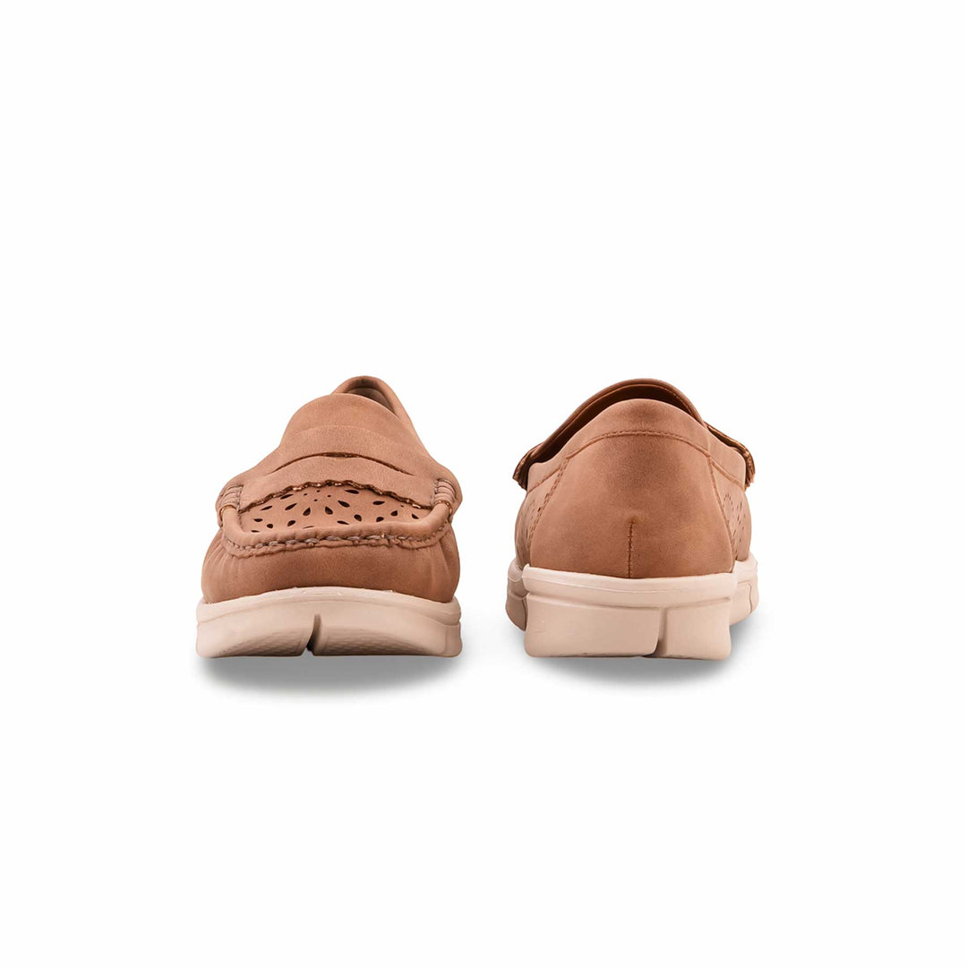 Brown Moccasin For Ladies WN4616