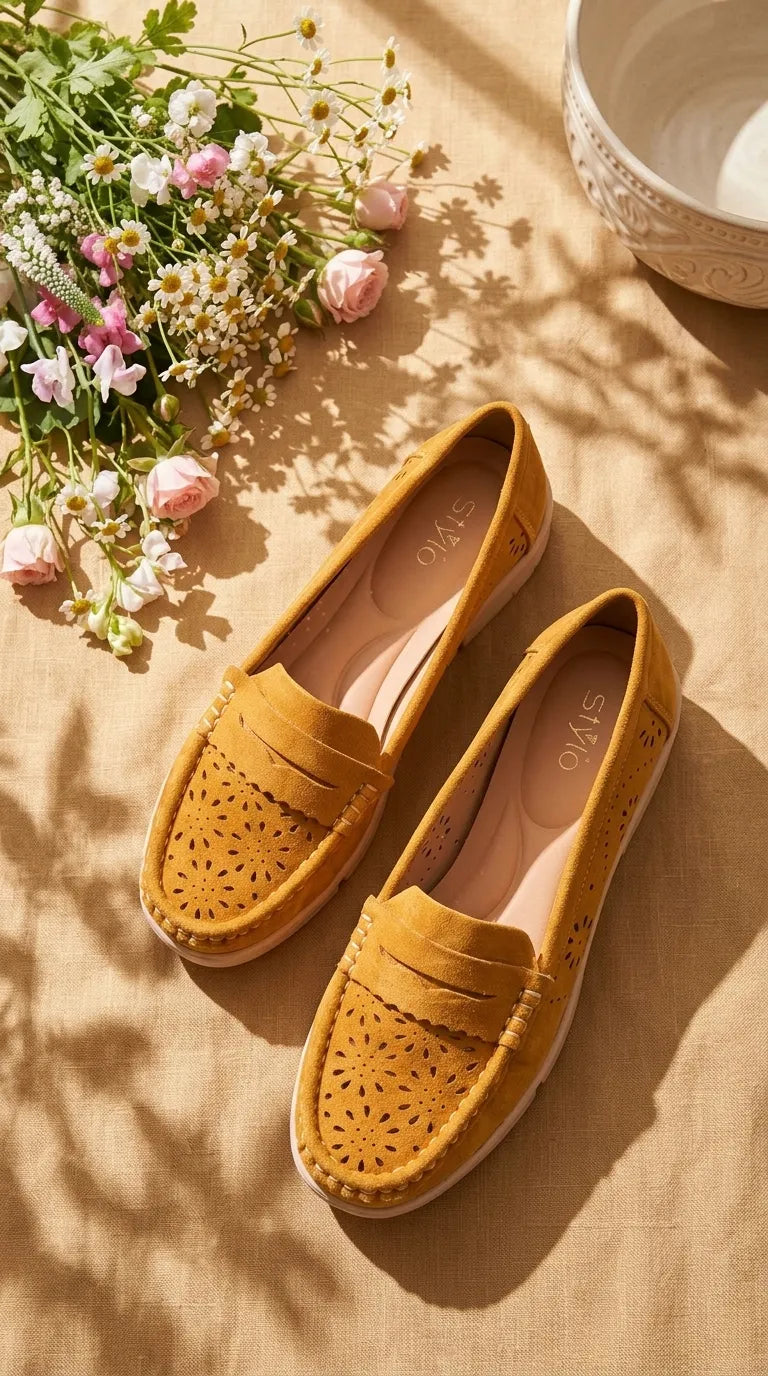 Mustard Moccasin For Ladies WN4616