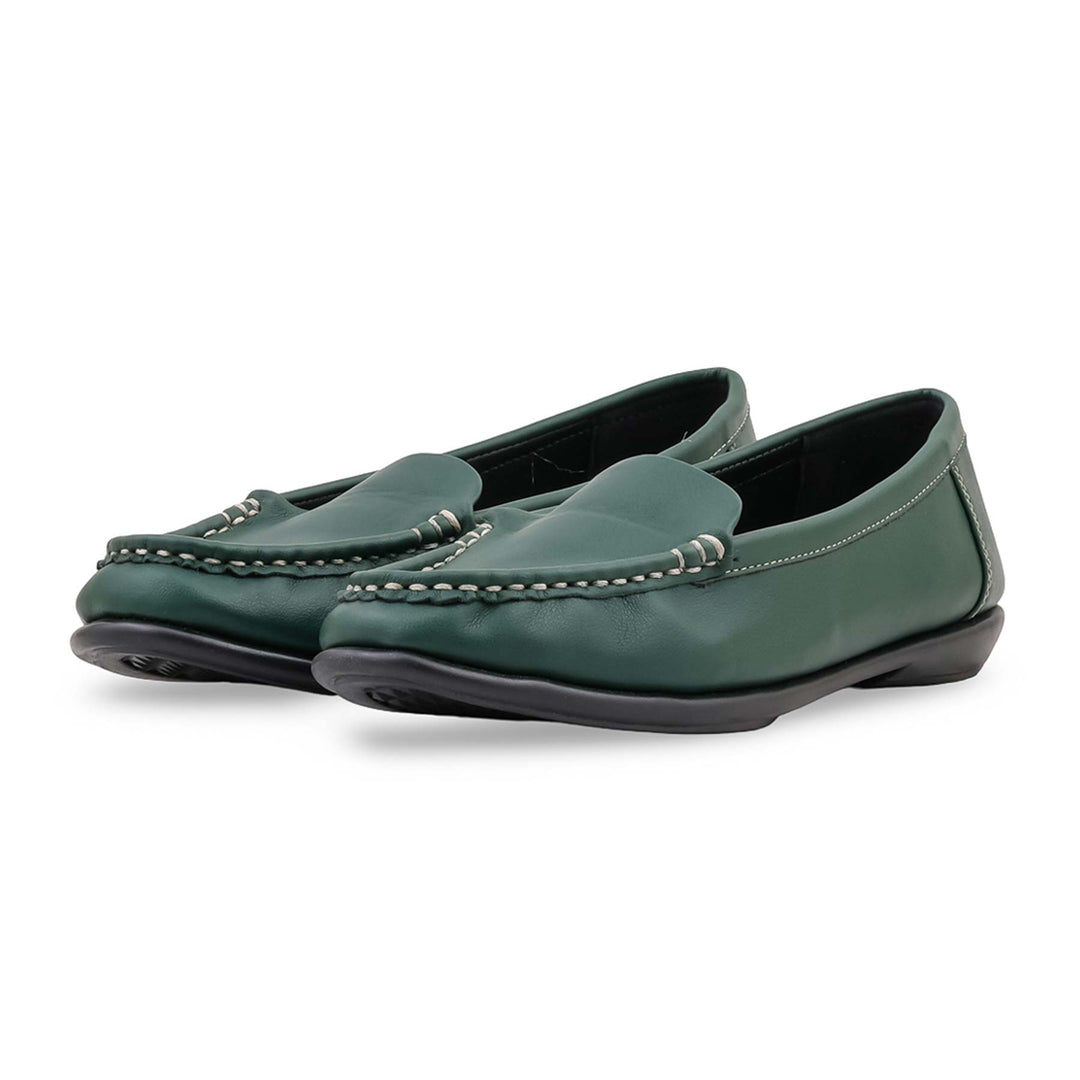 Green Moccasin For Women WN4622