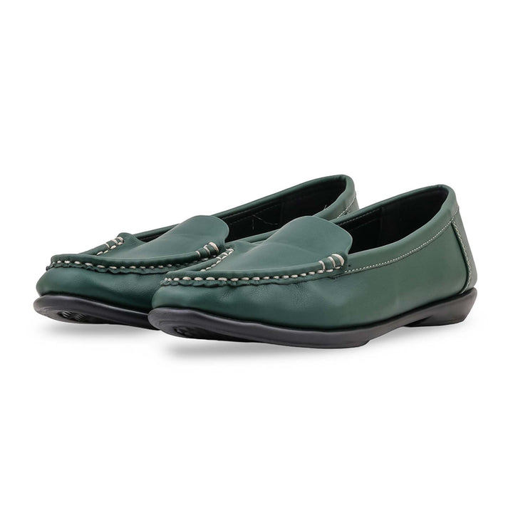 Green Moccasin For Women WN4622