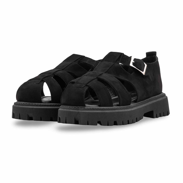 Black Moccasin For Women WN4624
