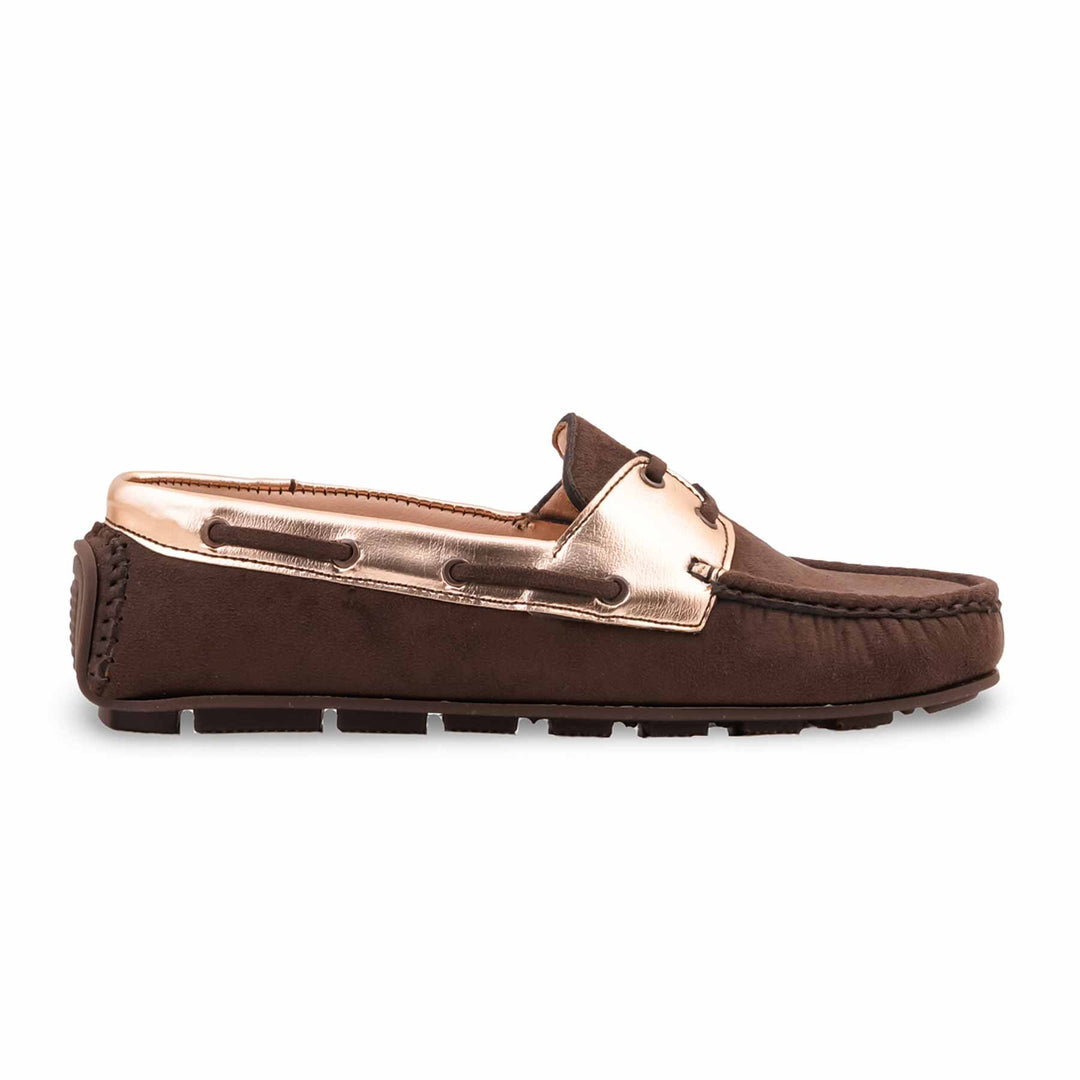 Brown Moccasin For Ladies WN4626