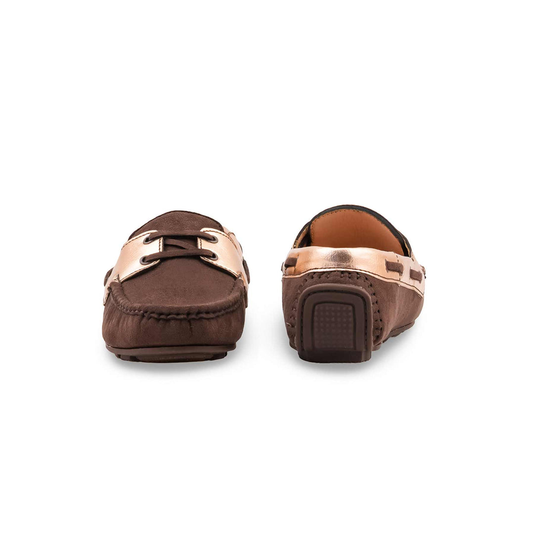 Brown Moccasin For Ladies WN4626