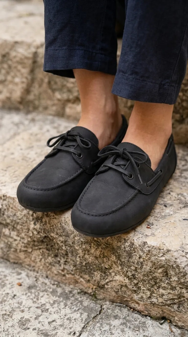 Black Moccasin For Ladies WN4637