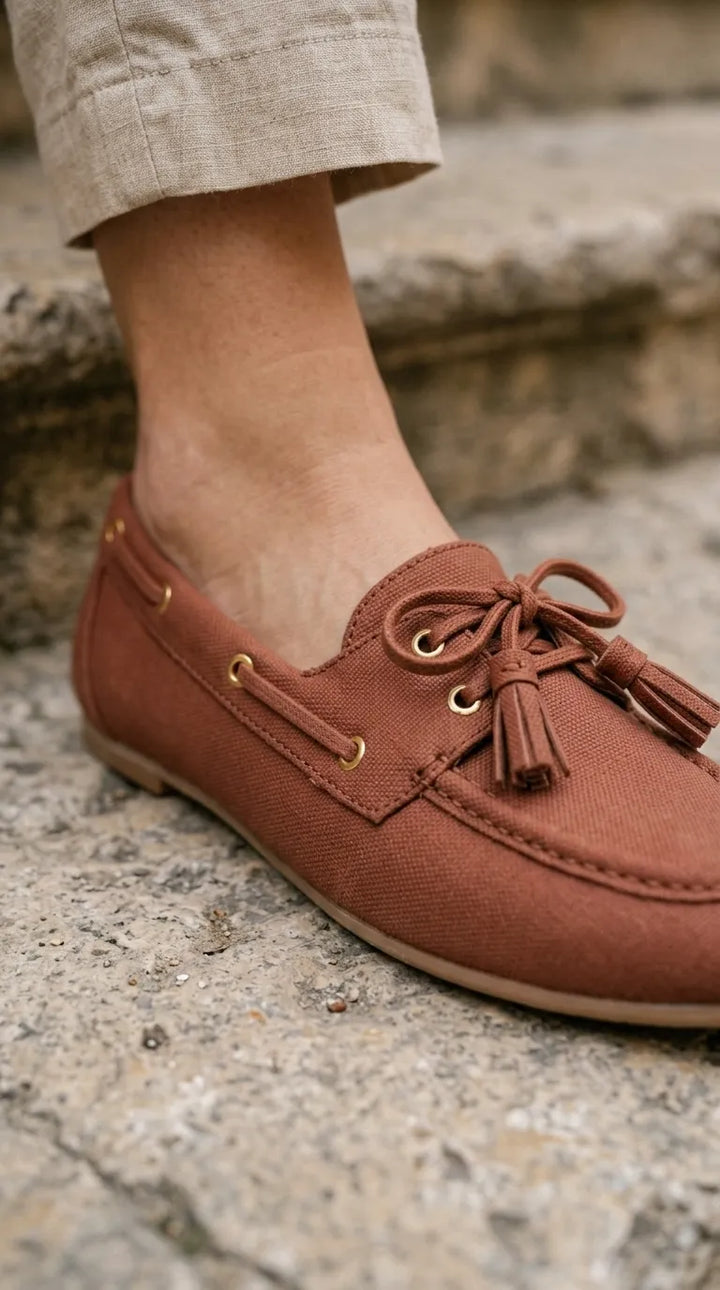 Maroon Moccasin For Ladies WN4638