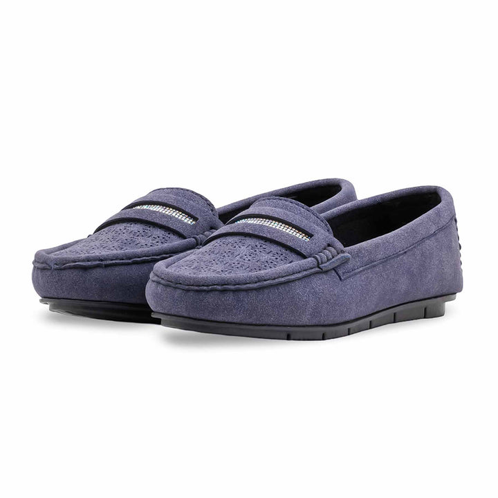 Navy Moccasin For Women WN4639