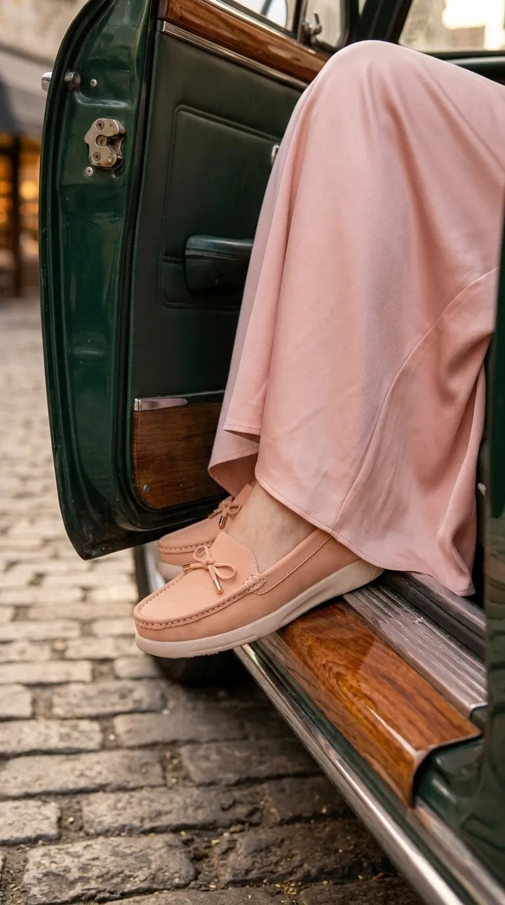 Pink Moccasin For Ladies WN4645