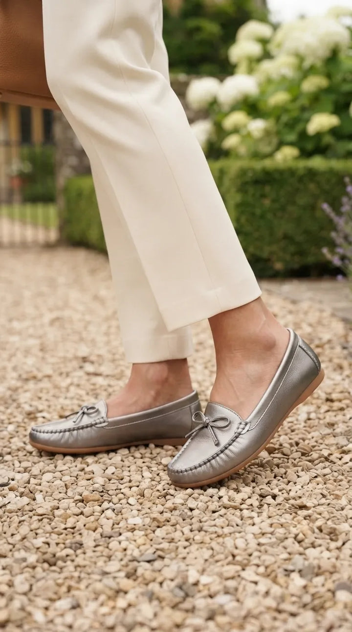 Grey Moccasin For Ladies WN4648