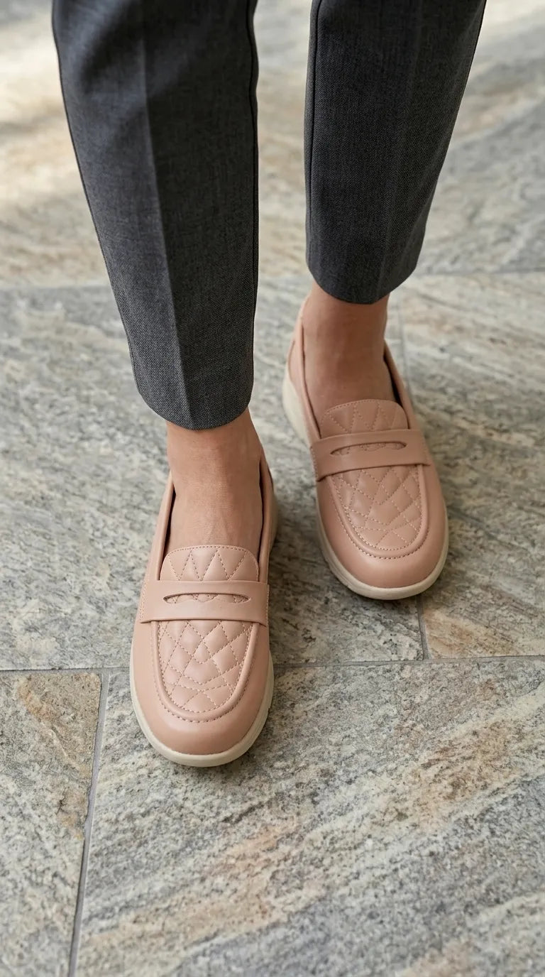 Pink Moccasin For Ladies WN4697