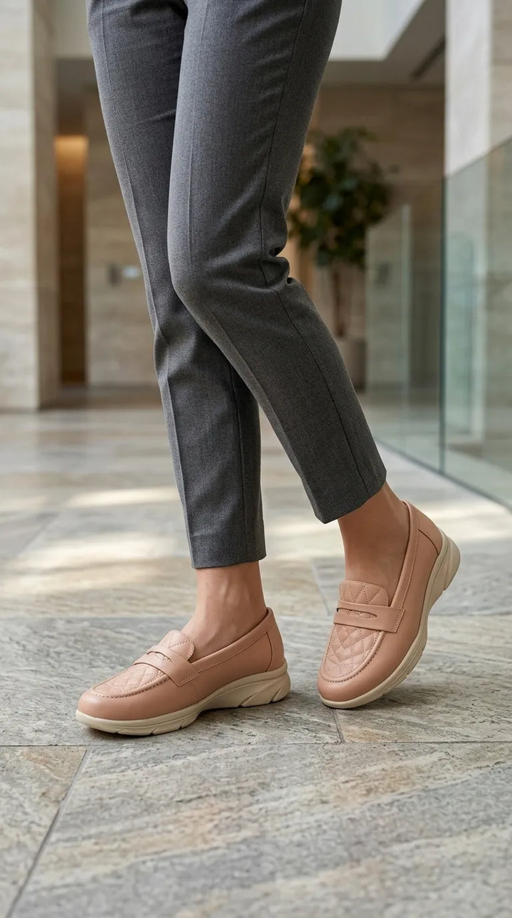 Pink Moccasin For Ladies WN4697