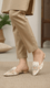 Beige Back Open WN5414