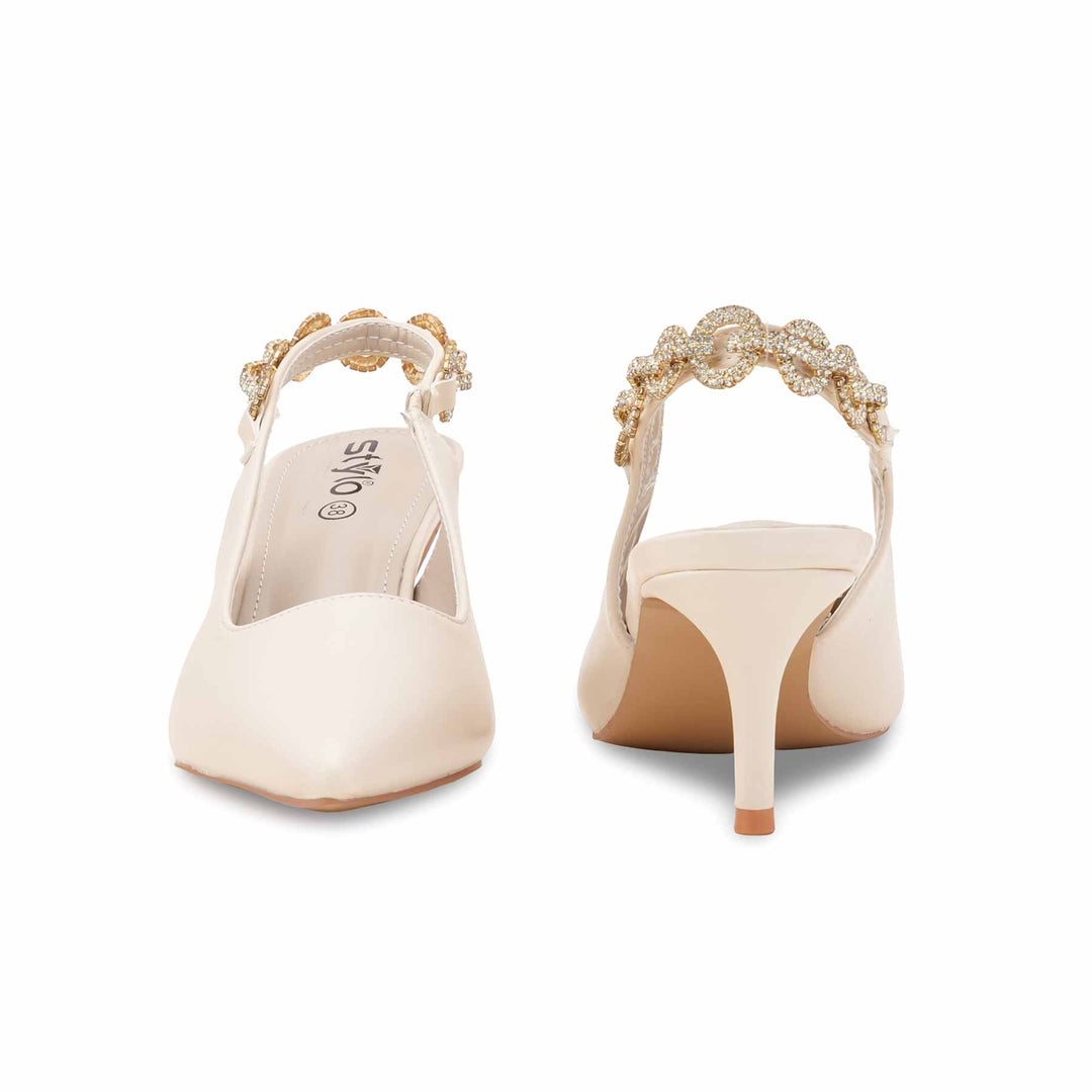 Beige Back Open For Women WN5451