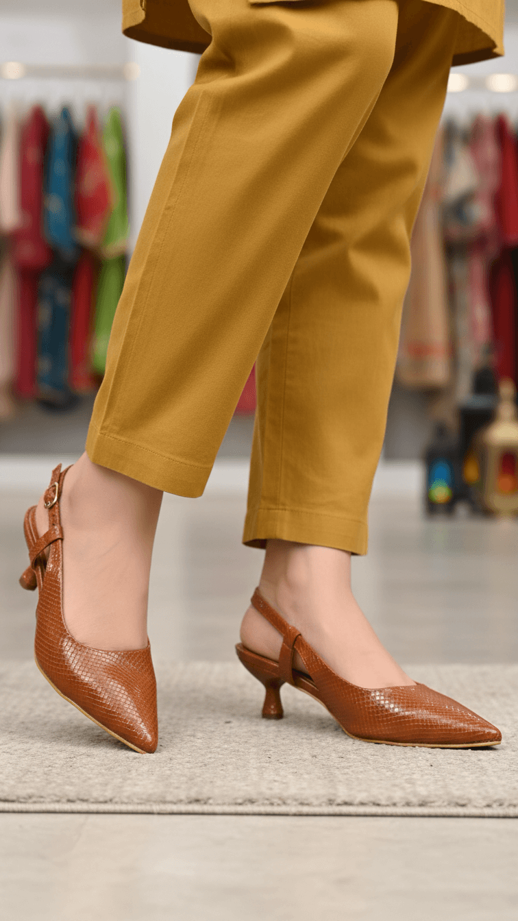 Brown Back Open For Women WN5458