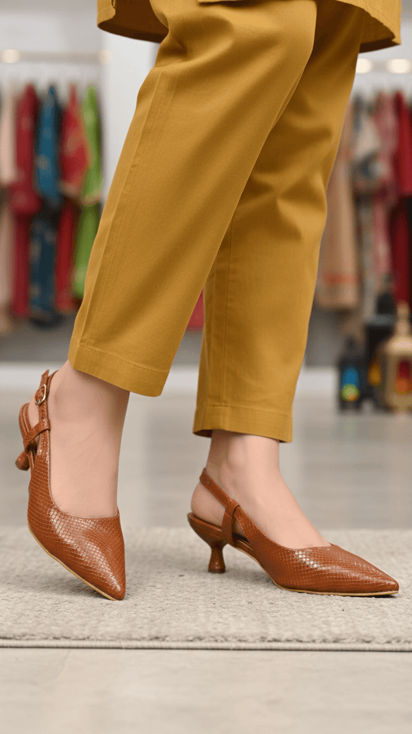 Brown Back Open For Women WN5458