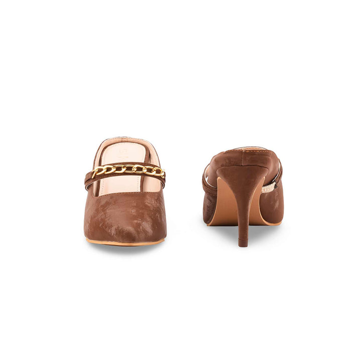 Brown Back Open For Women WN5491
