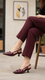 Maroon Back Open For Women WN5506