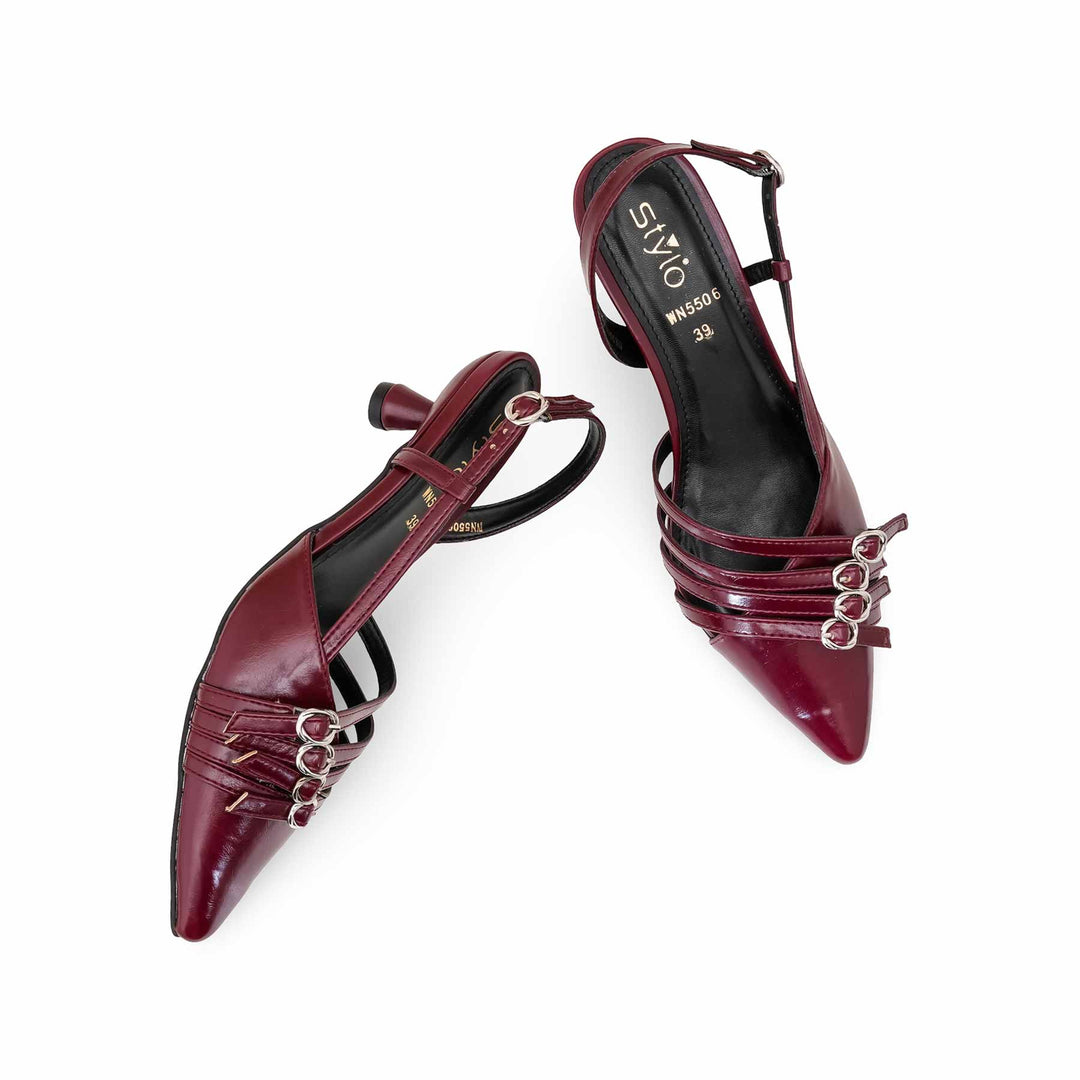 Maroon Back Open For Women WN5506