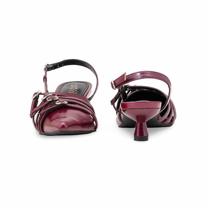 Maroon Back Open For Women WN5506