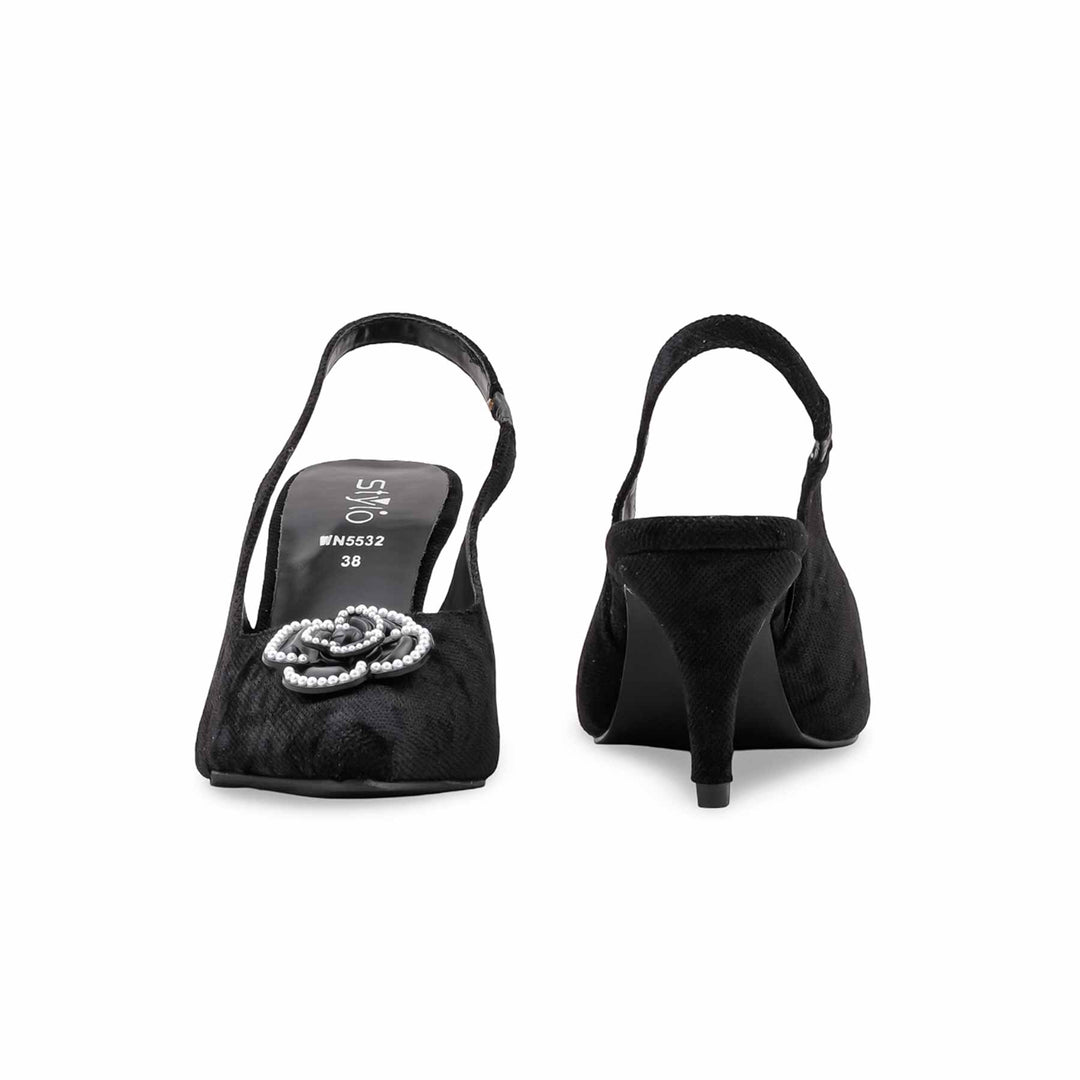 Black Back Open For Women WN5532